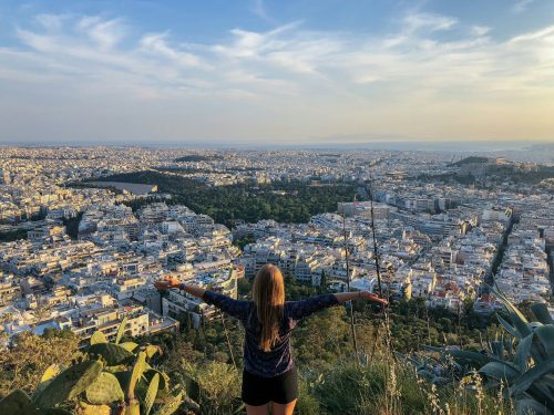 Athens Greece Sunny Vibrant Join Apply